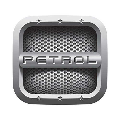 Product Cover BENJOY Grey [Petrol] Car Fuel Lid Decal/Sticker Printed (12Cm) for Maruti Suzuki WagonR (1999-2010)