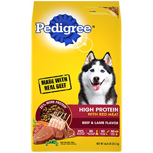 Product Cover PEDIGREE High Protein - Beef and Lamb Flavor Adult Dry Dog Food, 46.8 Pound Bag