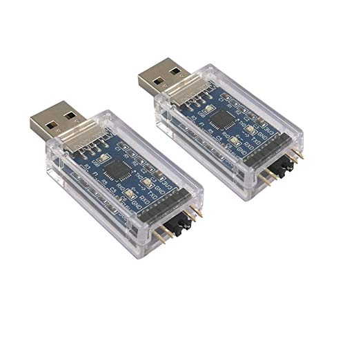 Product Cover DSD TECH 2PCS USB to TTL Serial Adapter with CP2102 Chip Compatible with Windows 7,8,10,Linux,Mac OS X