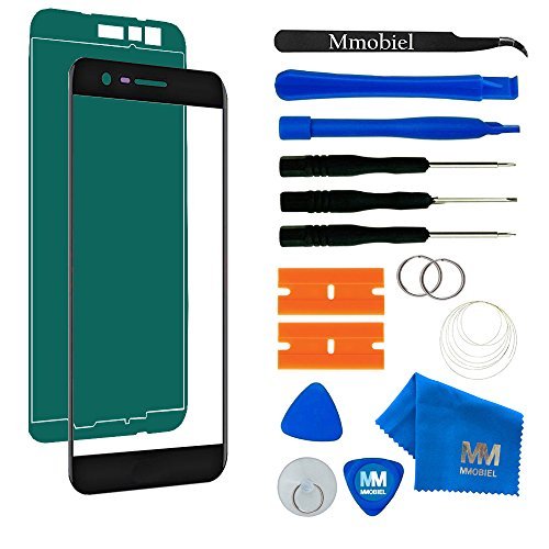 Product Cover MMOBIEL Front Glass Repair kit Replacement Compatible with LG K20 Plus / K10 (2017) Series (Black) Display Touchscreen