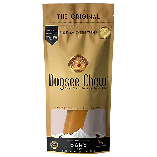 Product Cover Dogsee Chew - 100% Natural Himalayan Dog Chews (Large Bars)
