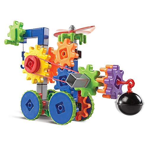 Product Cover Learning Resources Gears! Gears! Gears! Machines in Motion, STEM, Gear Toy, 116 Pieces, Ages 4+