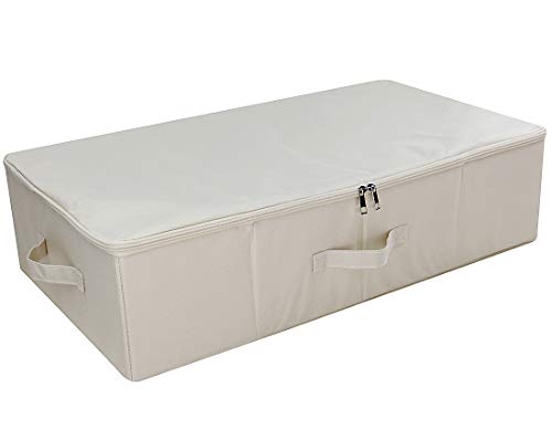 Product Cover iwill CREATE PRO Underbed Storage Cubes with Lid, Underbed Shoe Organizer, Garment Storage Boxes, Beige