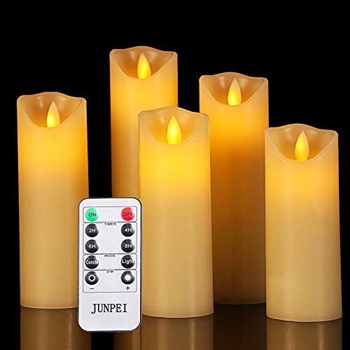 Product Cover JUNPEI Flameless Candles Flickering LED Candles Set: 5.5