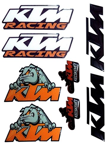 Product Cover 8 Piece Multi Design Decal Vinyl Sticker for Universal KTM Duke Rc Bike