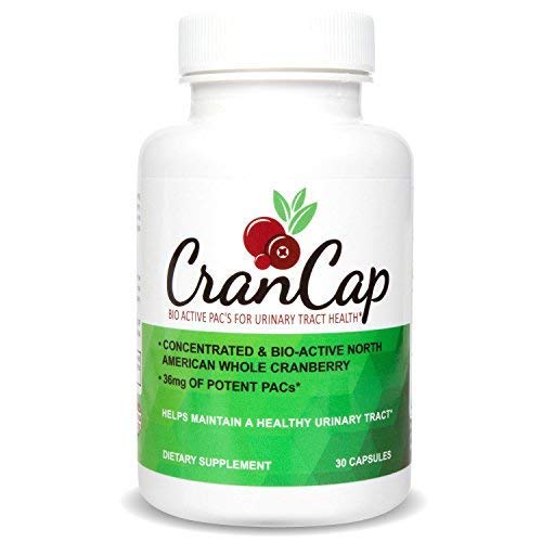 Product Cover CranCap Cranberry Supplement for Urinary Tract Health | 36mg PAC | Powerful Urinary Tract Infection Prevention