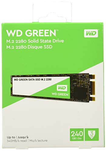 Product Cover Western Digital SSD WDS240G2G0B 240GB M.2 2280 SATA 6GB S WD Green Retail