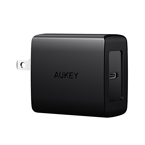 Product Cover AUKEY USB C Charger with Power Delivery 3.0 18W Pd USB Wall Charger, Compatible with iPhone 11/Pro/Max/XR, Google Pixel 2/XL, Samsung Galaxy S8/ Note8 and More