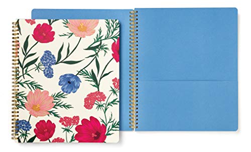 Product Cover Kate Spade New York Large Spiral Notebook with 160 College Ruled Pages, Blossom