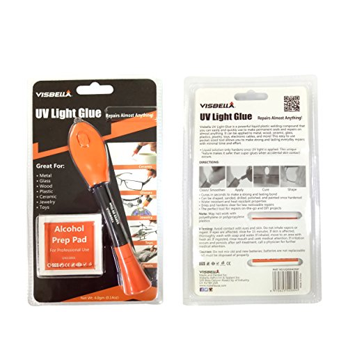 Product Cover UV Light Glue Kit Clear Adhesive Liquid Plastic Welder 5 Seconds Repair Almost Anything