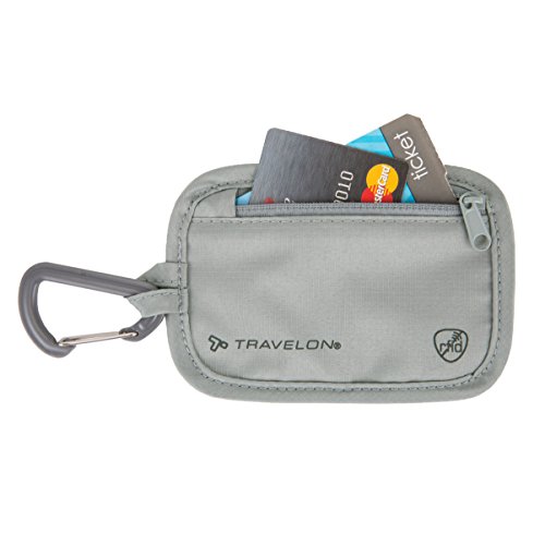 Product Cover Travelon Rfid Blocking Clip Stash Pouch, Gray