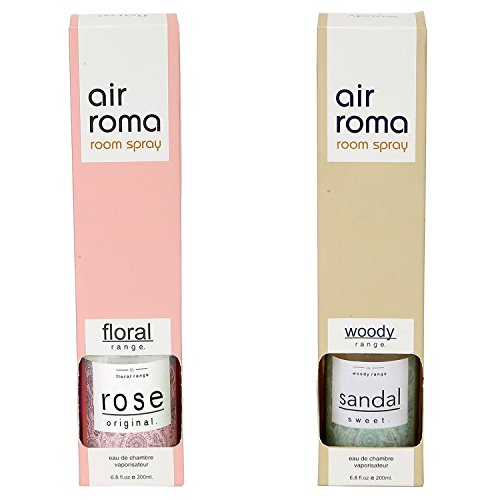Product Cover AirRoma Combo of Rose Original Fragrance Air Freshener Spray 200 ml & Sandal Sweet Fragrance Air Freshener Spray 200 ml