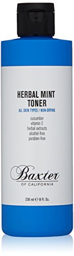 Product Cover Baxter of California Herbal Mint Toner for Men | All Skin Types | Non-Drying | Paraben-Free | 8 fl oz