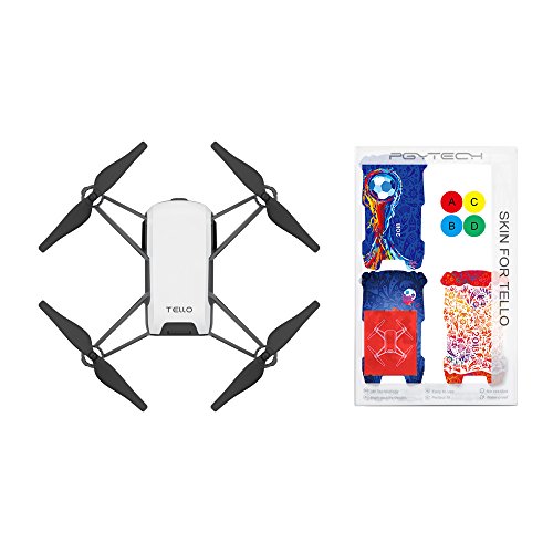 Product Cover Tello Quadcopter Drone with HD Camera and VR,Powered by DJI Technology and Intel Processor,Coding Education,DIY Accessories,Throw and Fly (Without Controller)