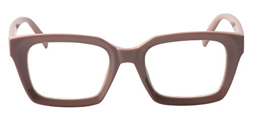 Product Cover SOOLALA Retro Desinger 47mm Large Lens Square Reading Glass Big Eyeglass Frames