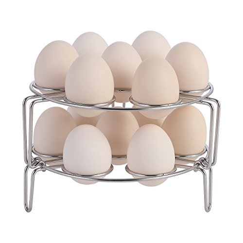 Product Cover Aozita Multipurpose Stackable Egg Steamer Rack Trivet for Instant Pot Accessories