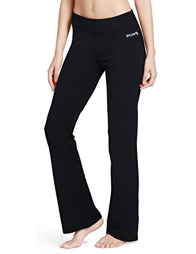 Product Cover BALEAF Women's Regular/Tall High Waisted Bootcut Yoga Pants Bootleg Workout Pants Inner Pocket