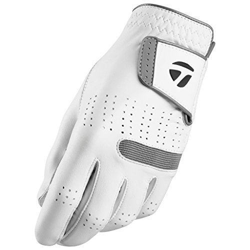 Product Cover TaylorMade Tour Preferred Flex Glove (White, Left Hand, Large), White(Large, Worn on Left Hand)