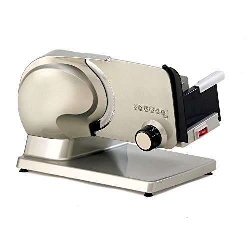 Product Cover Chef'sChoice 615A000 Tilted Food Carriage for Fast and Efficient Slicing with Removable Blade for Easy Clean, 15.5 x 10.4 x 11 Inches, green