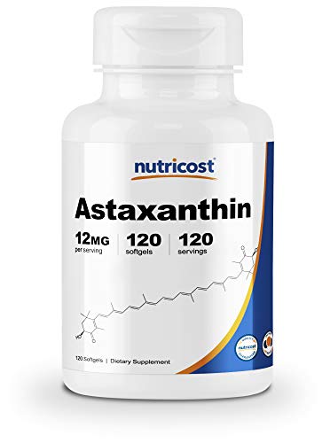 Product Cover Nutricost Astaxanthin 12mg, 120 Softgels