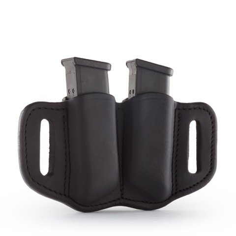 Product Cover 1791 GUNLEATHER 2.2 Mag Holster - Double Mag Pouch for Double Stack Mags, OWB Magazine Pouch for Belts - Stealth Black