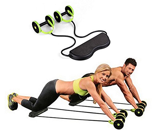 Product Cover Home Cube Foldable Revoflex Xtreme Rally Multifunction Pull Rope Wheeled Health Abdominal Muscle Training Home Fitness Equipment