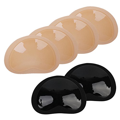 Product Cover Silicone Bra Inserts Lift Breast Inserts Breathable Push Up Sticky Bra Cups for women (3 Pairs)