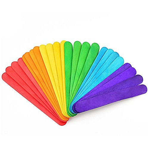 Product Cover Perfectware PW Colored Craft Jumbo 500 PW Colored Craft Jumbo Sticks (Pack of 500)