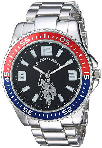 Product Cover U.S. Polo Assn. Men's Analog-Quartz Watch with Alloy Strap, Silver, 21 (Model: USC80500)