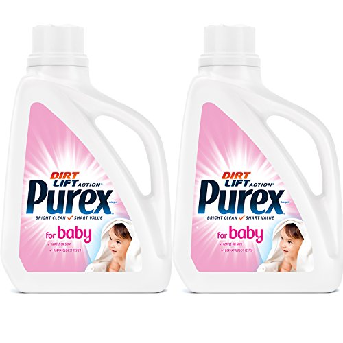 Product Cover Purex 75 fl oz 50 Loads Dirt Lift Action for Baby Laundry Detergent, 2-Pack