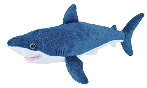 Product Cover Wild Republic Mako Shark Plush, Stuffed Animal, Plush Toy, Gifts for Kids, Cuddlekins 13 inches