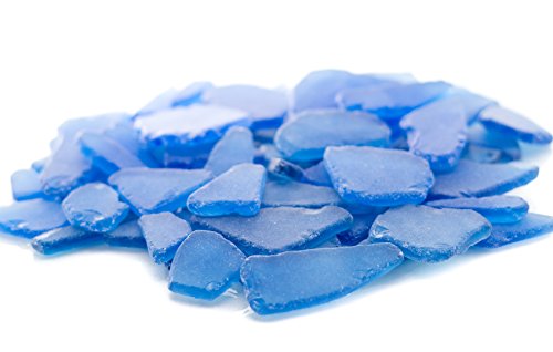 Product Cover Sea Glass | 11oz Tumbled Sea Glass Decor | Bulk Blue Seaglass Pieces for Beach Wedding Decor & Crafts | Plus Free Nautical eBook by Joseph Rains