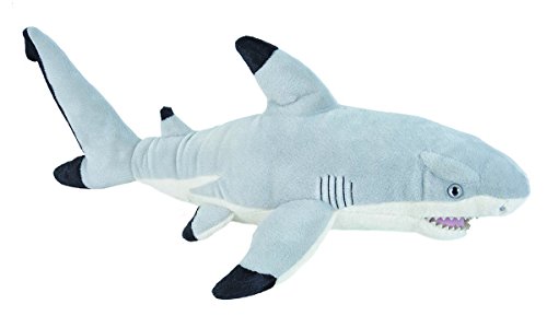 Product Cover Wild Republic Black Tipped Shark Plush, Stuffed Animal, Plush Toy Gifts for Kids, Cuddlekins 20 Inches