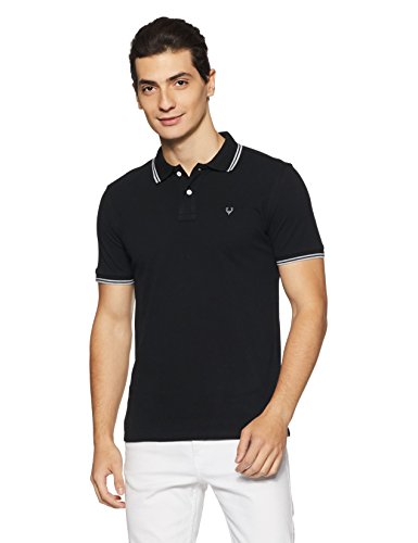 Product Cover Allen Solly Men's Solid Regular Fit T-Shirt