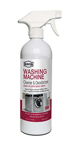 Product Cover Bayes Washing Machine Cleaner & Deodorizer - Cleans and Eliminates Mold and Mildew Odors for Fresh Smelling Laundry - 24 Ounces