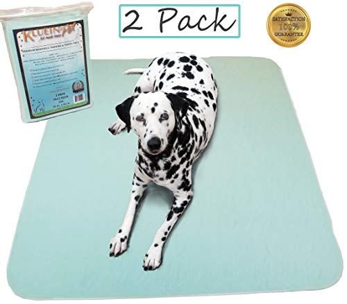 Product Cover Kluein Pet Washable Pee Pads for Dogs, Washable Puppy Pads, 2-Pack XXL (36x41) Waterproof Potty Pads, Whelping Pads, Pet Pen, Travel, Dog Training Pads
