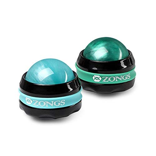 Product Cover Massage Ball Manual Roller Massager 2-Pack Self Massage Therapy Tool for Sore Muscles, Shoulders, Neck, Back, Foot, Body, Deep Tissue, Stiffness, Joint Pain Relief  (Blue&Green)