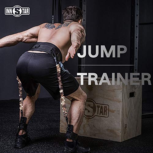 Product Cover INNSTAR Vertical Jump Trainer Leg Strength Resistance Bands Set for Basketball Triple Jump Football Volleyball Training Provide of Customized Services