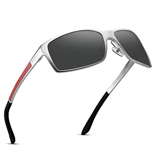 Product Cover SOXICK Polarized Sunglasses For Men Driving - Lightweight Adjustable Rectangular Sun Glasses
