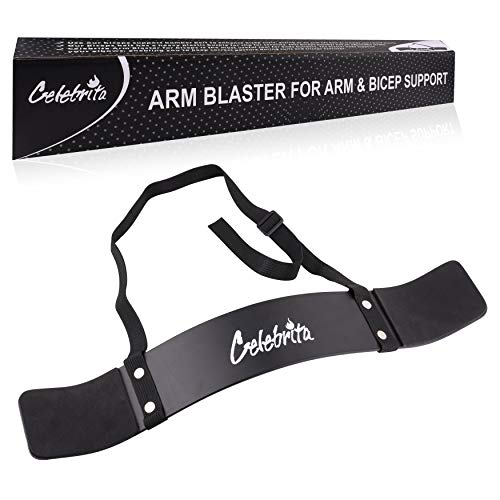 Product Cover Celebrita Arm Blaster for Arm & Bicep Support - Bicep Curl - Muscle Bomber for Biceps, Triceps, Arm Muscle Strength - Bicep Blaster Heavy Duty for Body Builders & Weightlifters