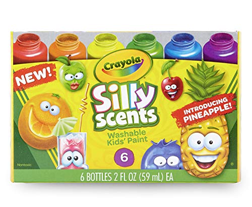 Product Cover Crayola Silly Scents, Washable Kids Paint, Scented Paint, 6Count