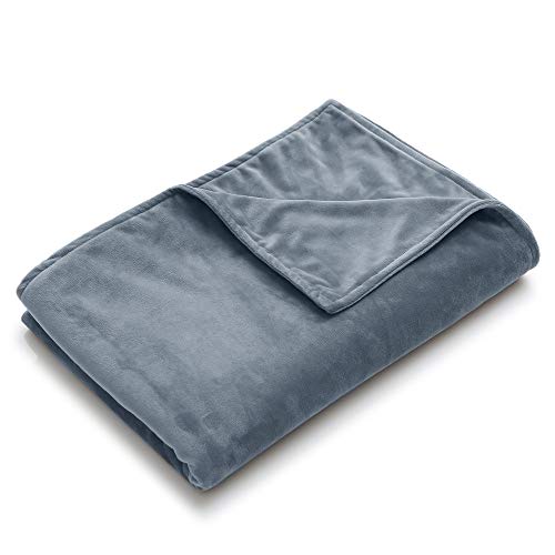 Product Cover YnM Minky Duvet Cover for Weighted Blankets (60''x80'') - Dark Grey Print