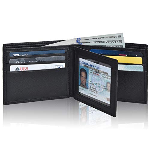 Product Cover Clifton Heritage Ultimate Slim Mini Wallet Front Pocket Minimalist Wallet Bifold Genuine Leather RFID