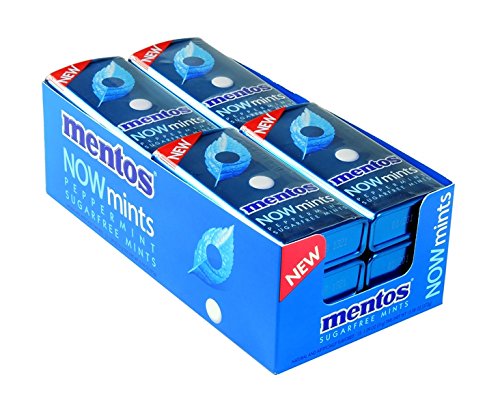 Product Cover Product Of Mentos Now , Peppermint Mint Tin, Count 12 (1.09 oz) - Mints / Grab Varieties & Flavors