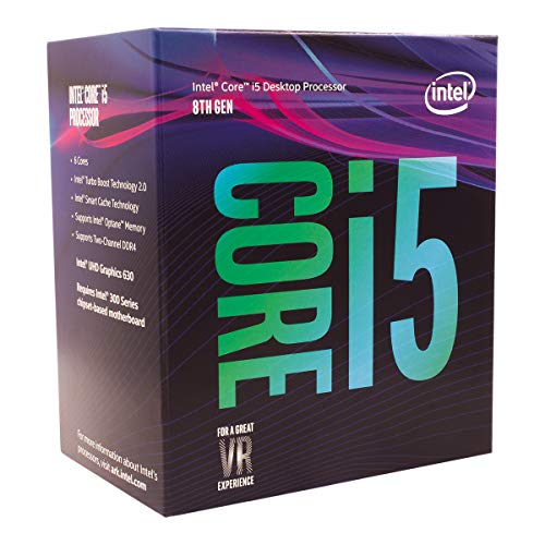 Product Cover Intel Core i5-8600 Desktop Processor 6 Core up to 4.3GHz Turbo LGA1151 300 Series 65W