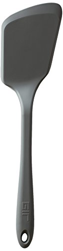 Product Cover GIR: Get It Right Premium Silicone Spatula Turner | Heat-Resistant up to 550°F | Nonstick Large Pancake Flipper, Egg Spatula, Kitchen Spatula | Ultimate - 13 IN, Gray