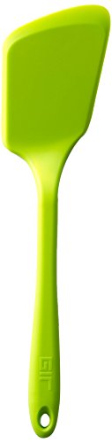 Product Cover GIR: Get It Right Premium Silicone Spatula Turner | Heat-Resistant up to 550°F | Nonstick Large Pancake Flipper, Egg Spatula, Kitchen Spatula | Ultimate - 13 IN, Lime