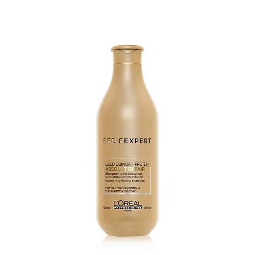 Product Cover L'Oreal Instant Resurfacing Shampoo Absolut Repair Infused with Gold Quinoa + Protein