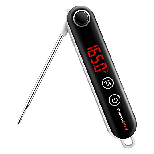 Product Cover ThermoPro TP18 Ultra Fast Thermocouple Digital Instant Read Meat Thermometer for Grilling BBQ Smoker Kitchen Food Cooking Thermometer for Oil Deep Fry Candy Thermometer