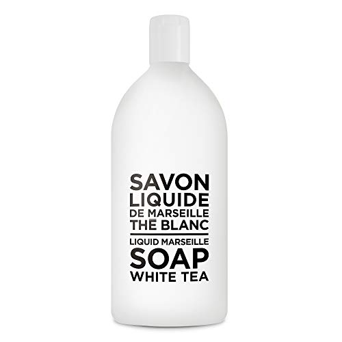 Product Cover Compagnie de Provence Savon de Marseille Extra Pure Liquid Soap - White Tea - 33.8 fl oz Plastic Bottle Refill